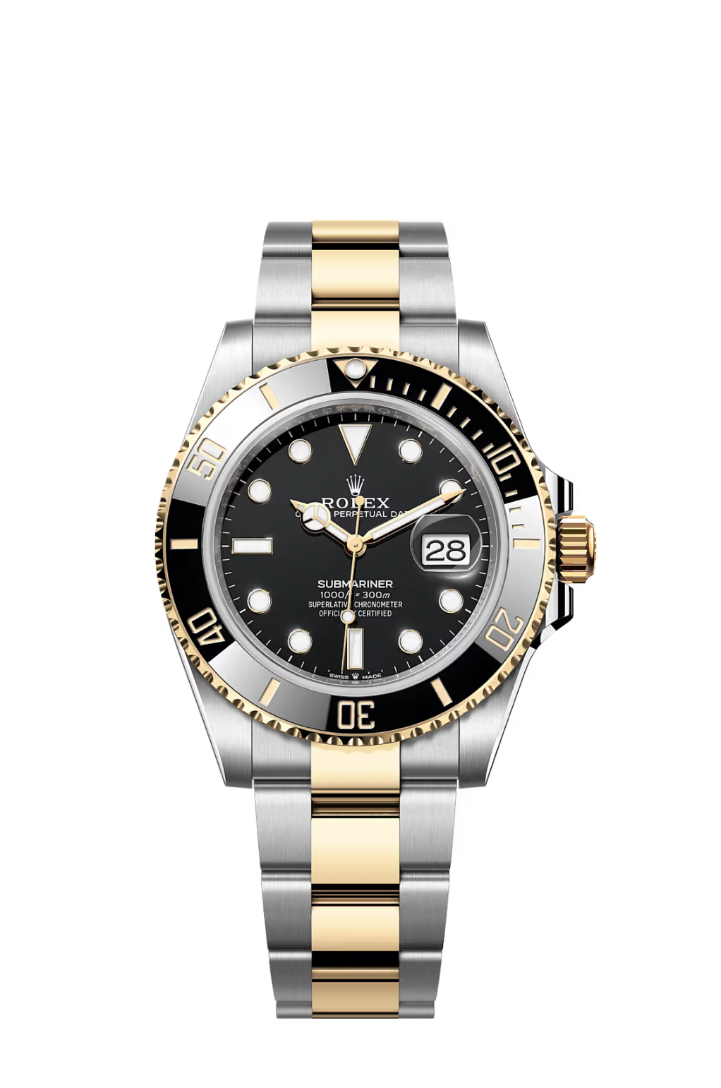 Rolex Steel and Yellow Submariner Date Black Kit